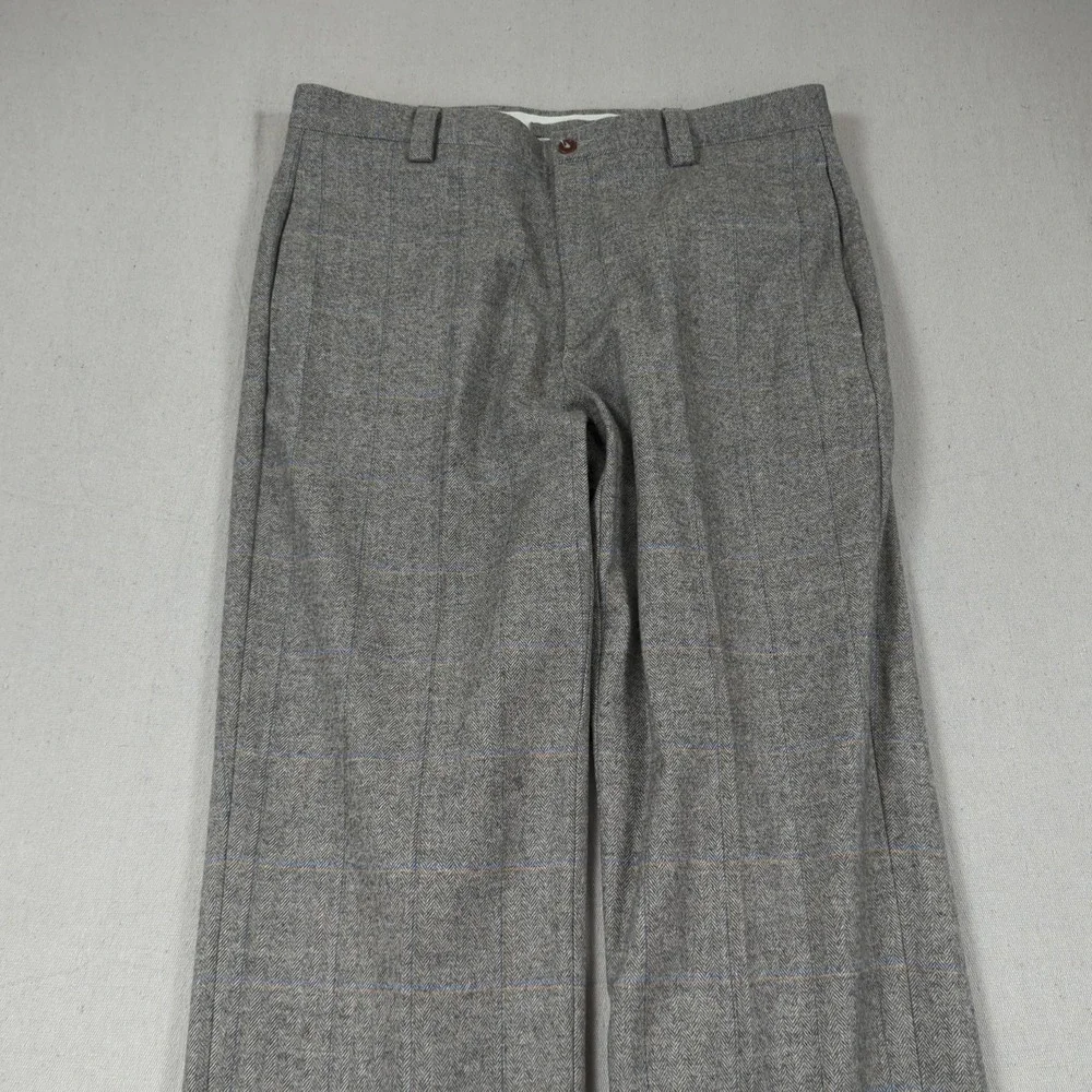 Orvis Pants Mens 34x31 Gray Wool Cashmere Office Preofesional Signature
